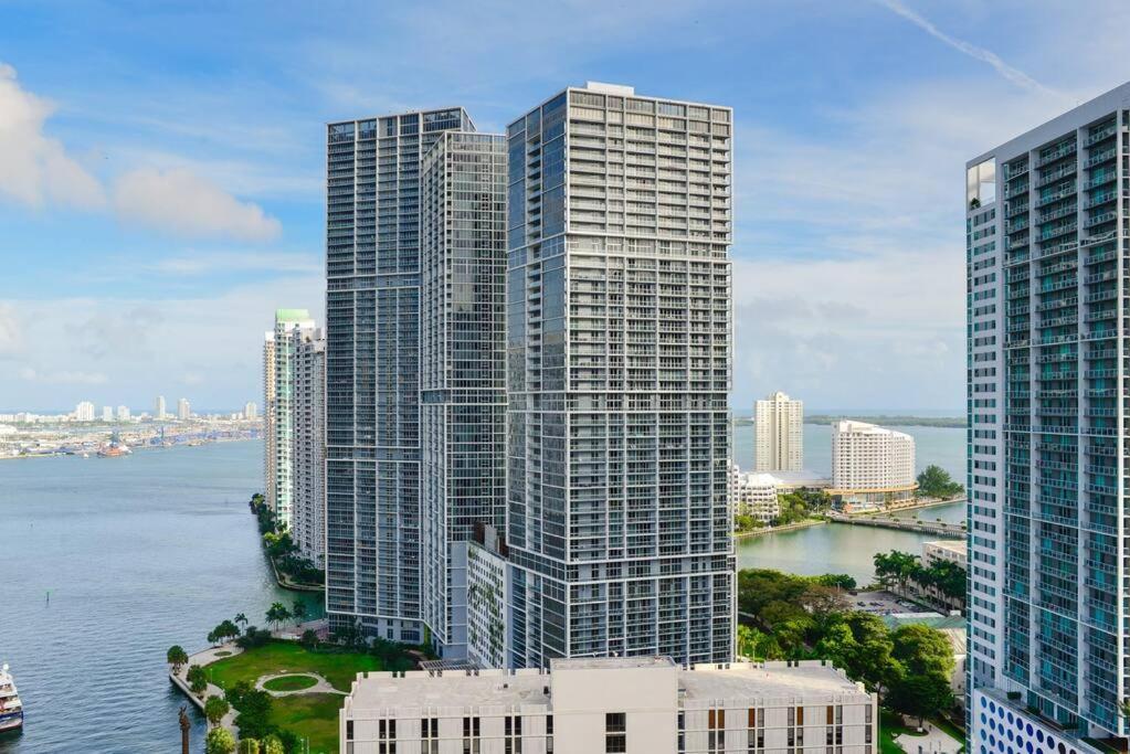 Wonderful 2 Bedroom Apt With Ocean Views At Icon Brickell ميامي المظهر الخارجي الصورة